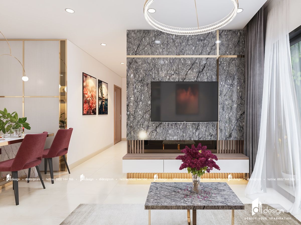 Thiết kế nội thất căn hộ Akari City 84m2 2020 với không gian sống ấn tượng