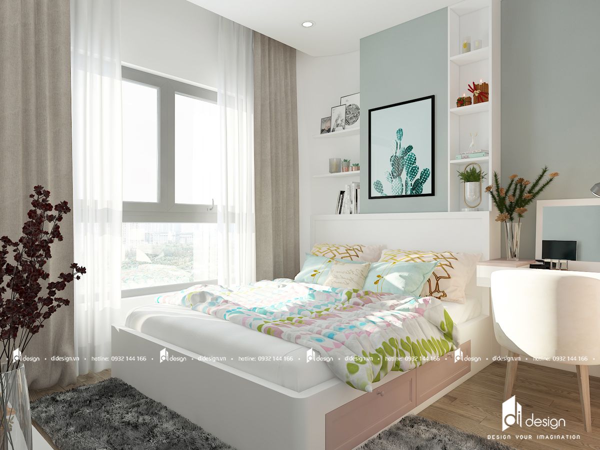 Thiết kế nội thất căn hộ Topaz Elite 80m2 thẩm mỹ tinh tế
