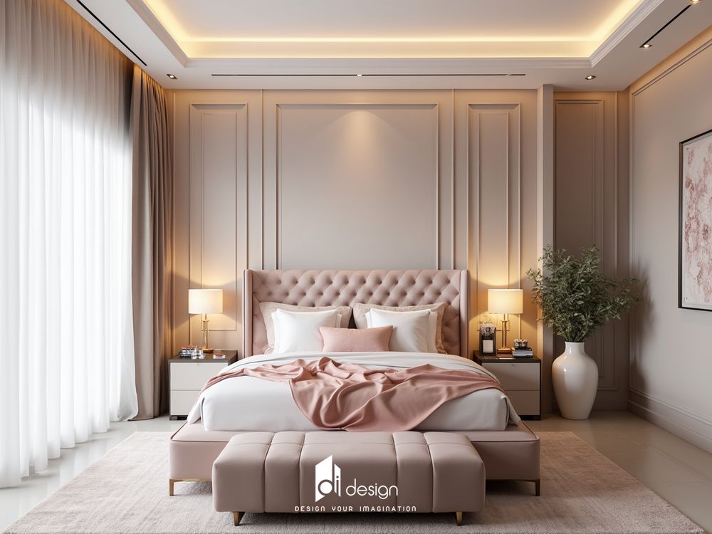 Phòng ngủ màu hồng tuyệt đẹp, mê mẫn người nhìn Phòng ngủ màu hồng tuyệt đẹp, mê mẫn người nhìn