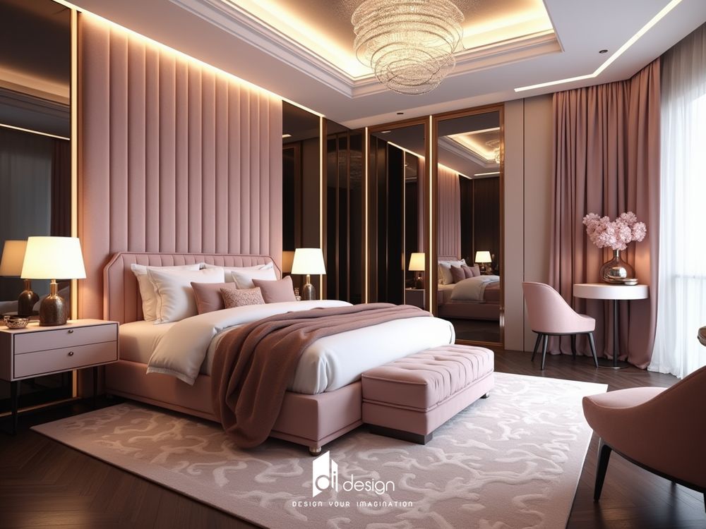 Phòng ngủ màu hồng tuyệt đẹp, mê mẫn người nhìn Phòng ngủ màu hồng tuyệt đẹp, mê mẫn người nhìn