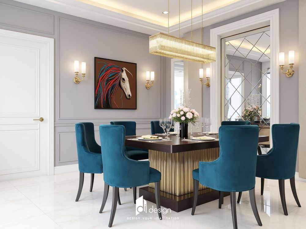 Thiết kế nội thất căn hộ Masteri Grand View 143m2: Sang trọng và Hiện đại