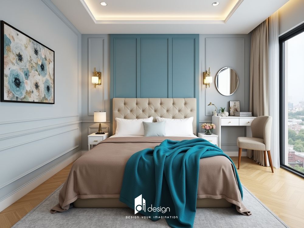 Thiết kế nội thất căn hộ Masteri Grand View 143m2: Sang trọng và Hiện đại