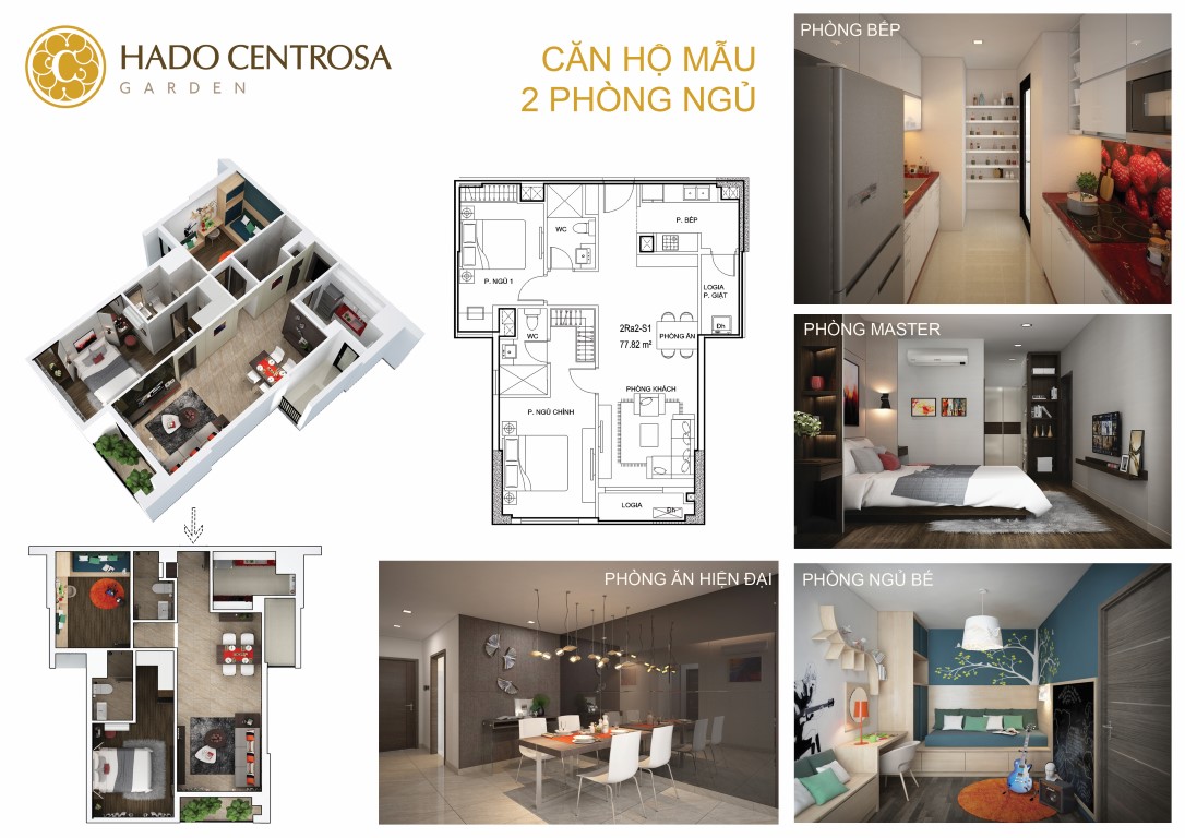 Thiết kế nội thất căn hộ Hà Đô Centrosa