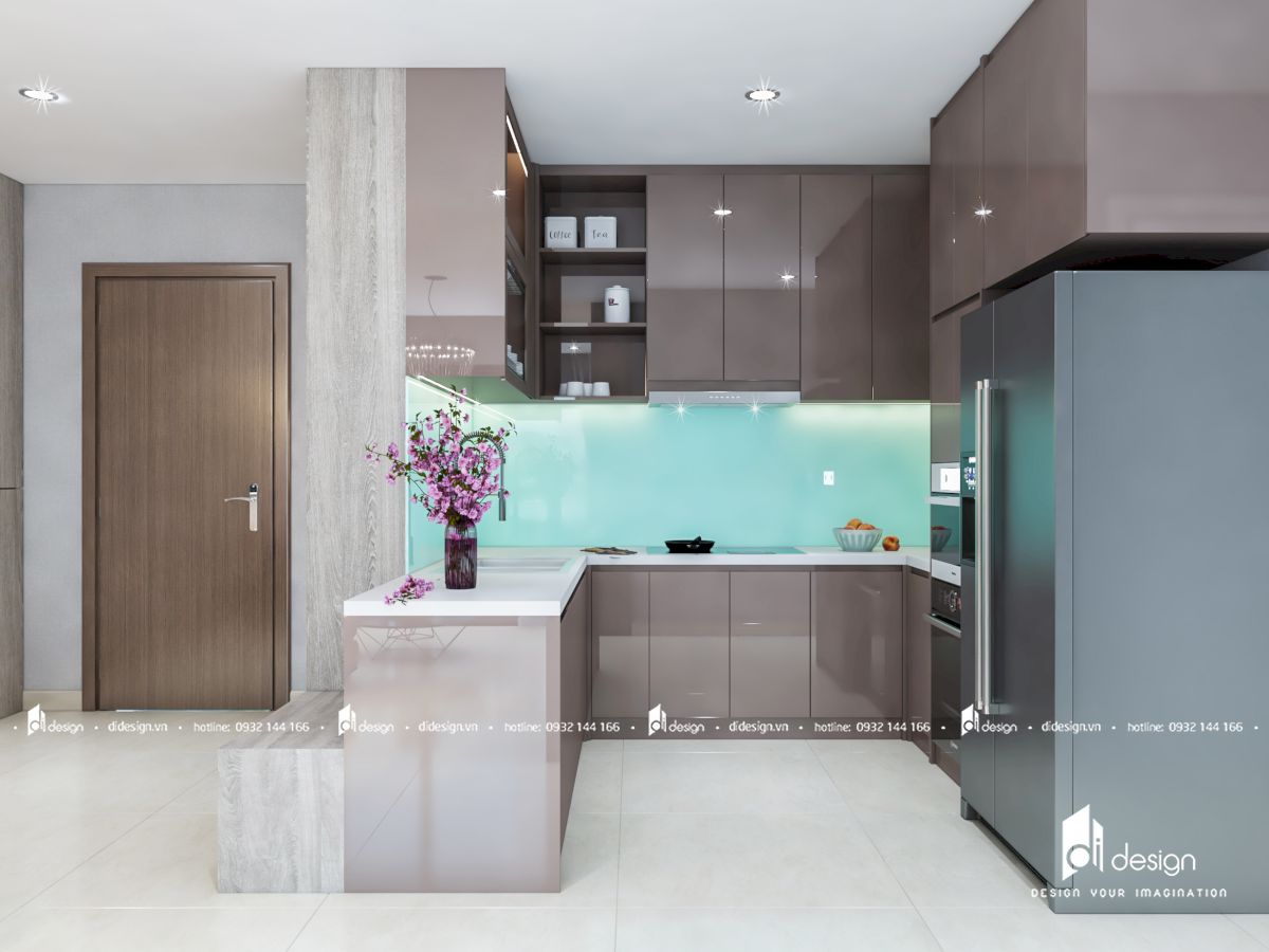 Thiết kế căn hộ chung cư Safira Khang Điền 3 phòng ngủ theo phong cách hiện đại