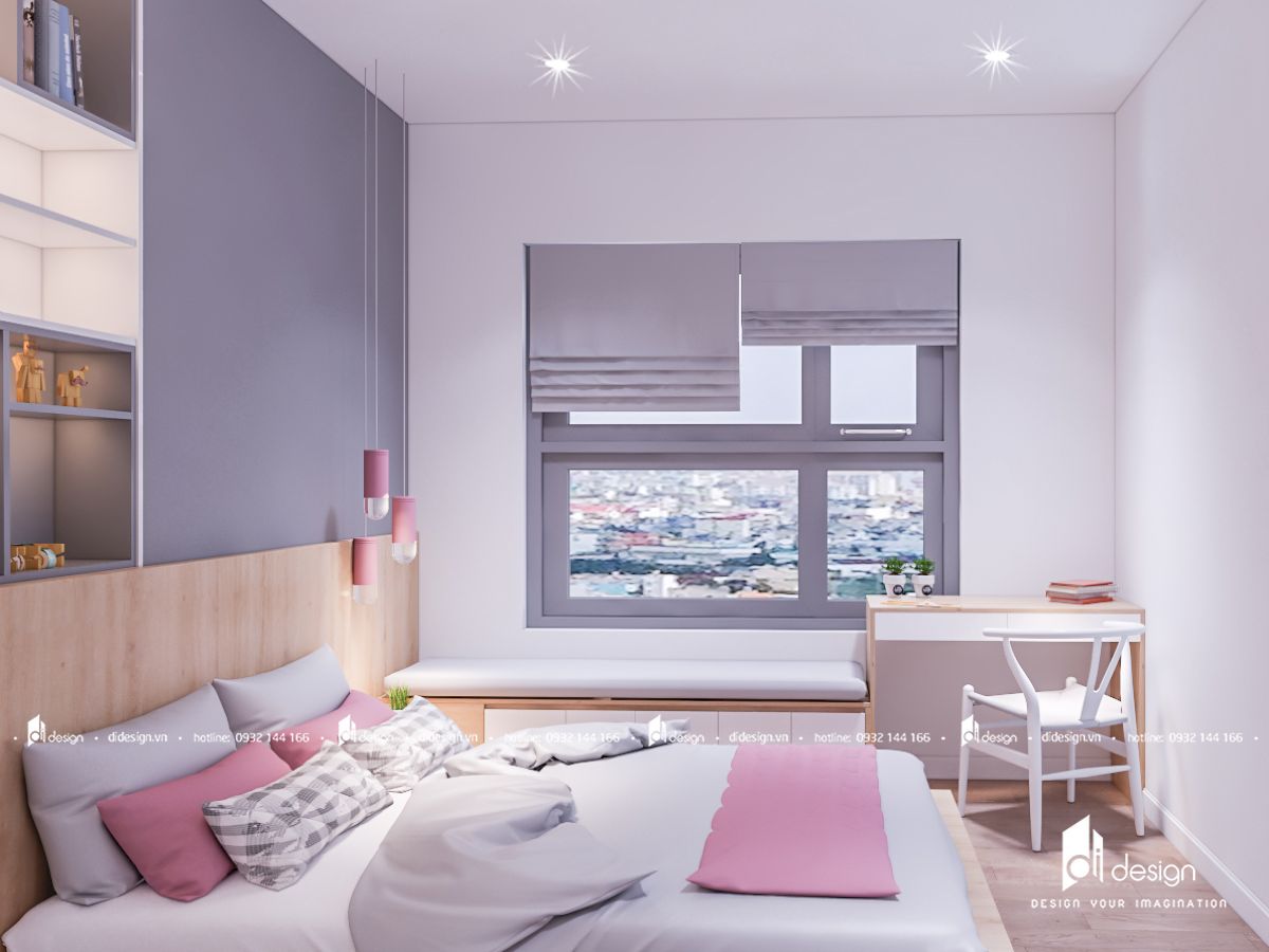 Thiết kế căn hộ 2 phòng ngủ Mizuki Park phong cách Nhật