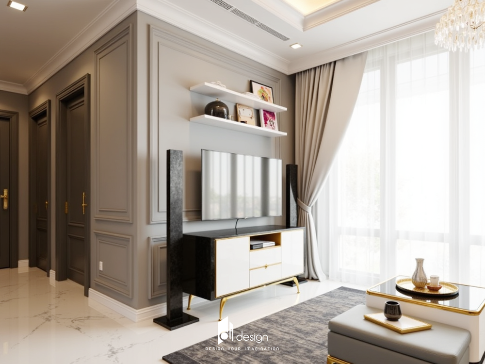 Thiết kế nội thất căn hộ 96m2 Vinhomes Central Park