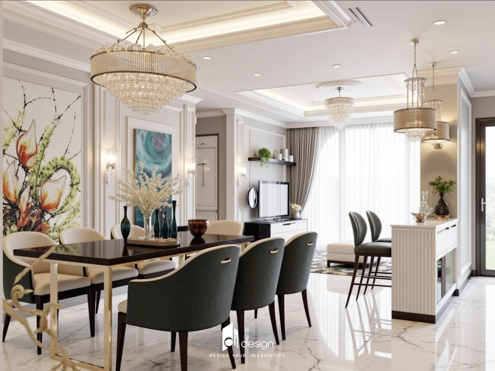 Thiết kế nội thất căn hộ 96m2 Vinhomes Central Park Thiết kế nội thất căn hộ 96m2 Vinhomes Central Park