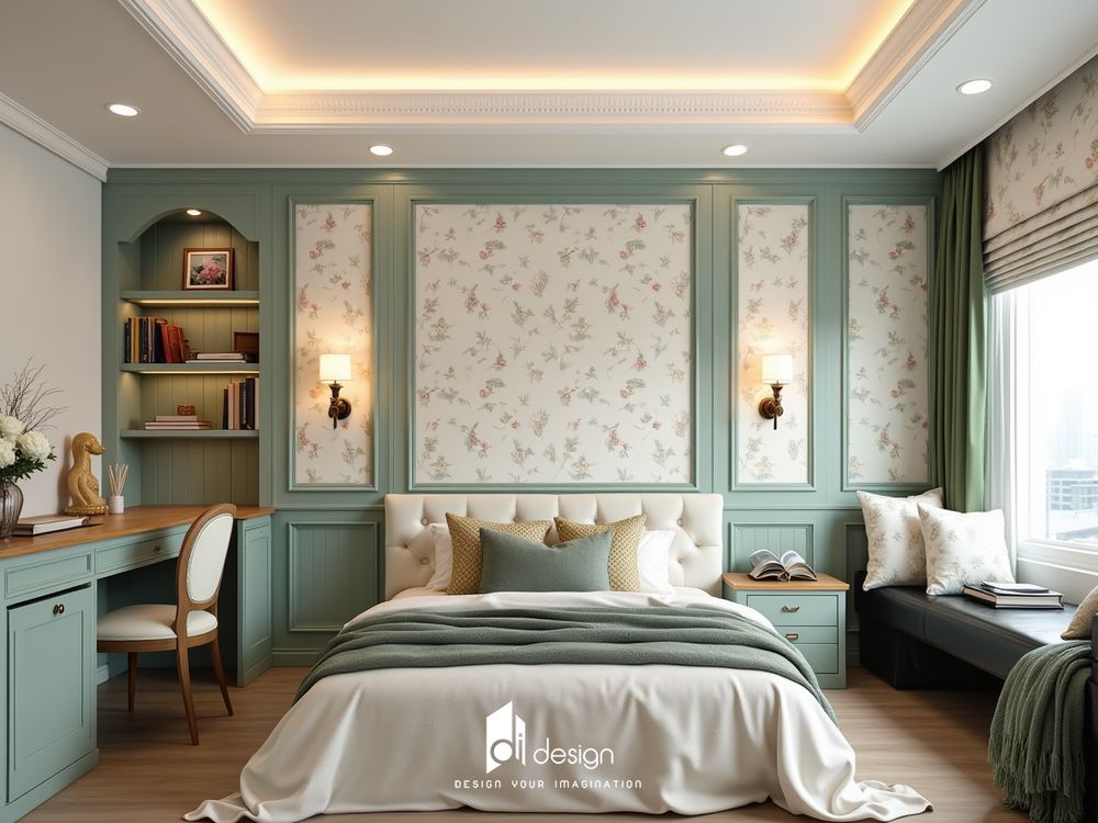 Nội thất căn hộ chung cư cao cấp tân cổ điển