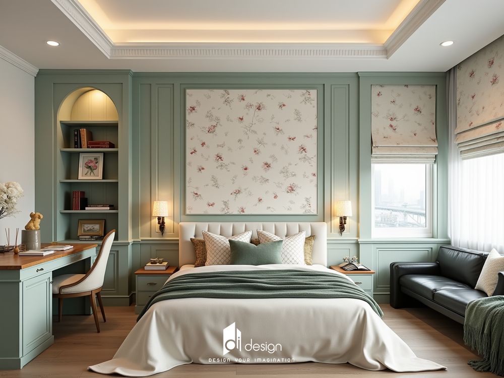 Nội thất căn hộ chung cư cao cấp tân cổ điển Nội thất căn hộ chung cư cao cấp tân cổ điển