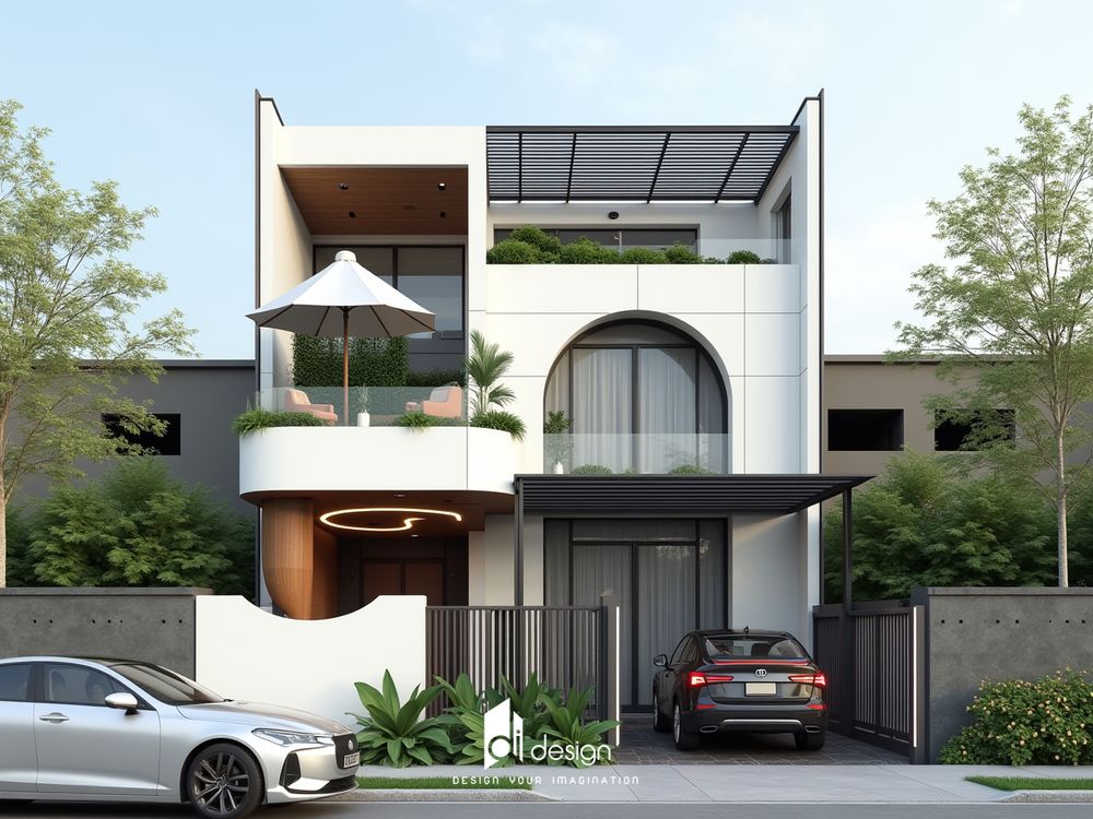 Thiết Kế Nhà 2 Tầng Đẹp Hiện Đại: Sự Hoà Quyện Giữa Thẩm Mỹ và Tiện Nghi