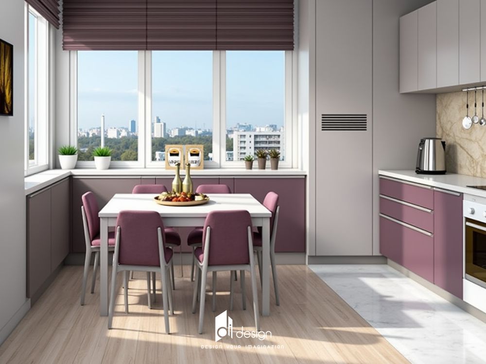Thiết Kế Nội Thất Bếp Căn Hộ Màu Hồng Nhạt: Sự Kết Hợp Giữa Tinh Tế và Hiện Đại Thiết Kế Nội Thất Bếp Căn Hộ Màu Hồng Nhạt: Sự Kết Hợp Giữa Tinh Tế và Hiện Đại