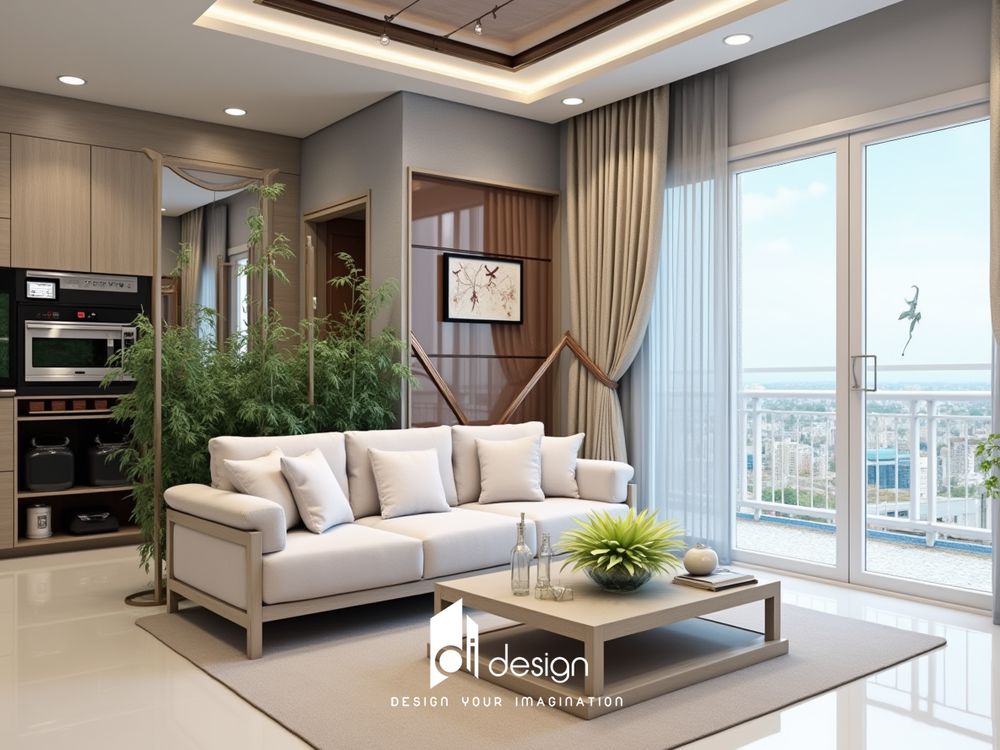 Thiết kế nội thất căn hộ 120m2 phong cách Nhật: Sự hòa quyện giữa tối giản và tinh tế