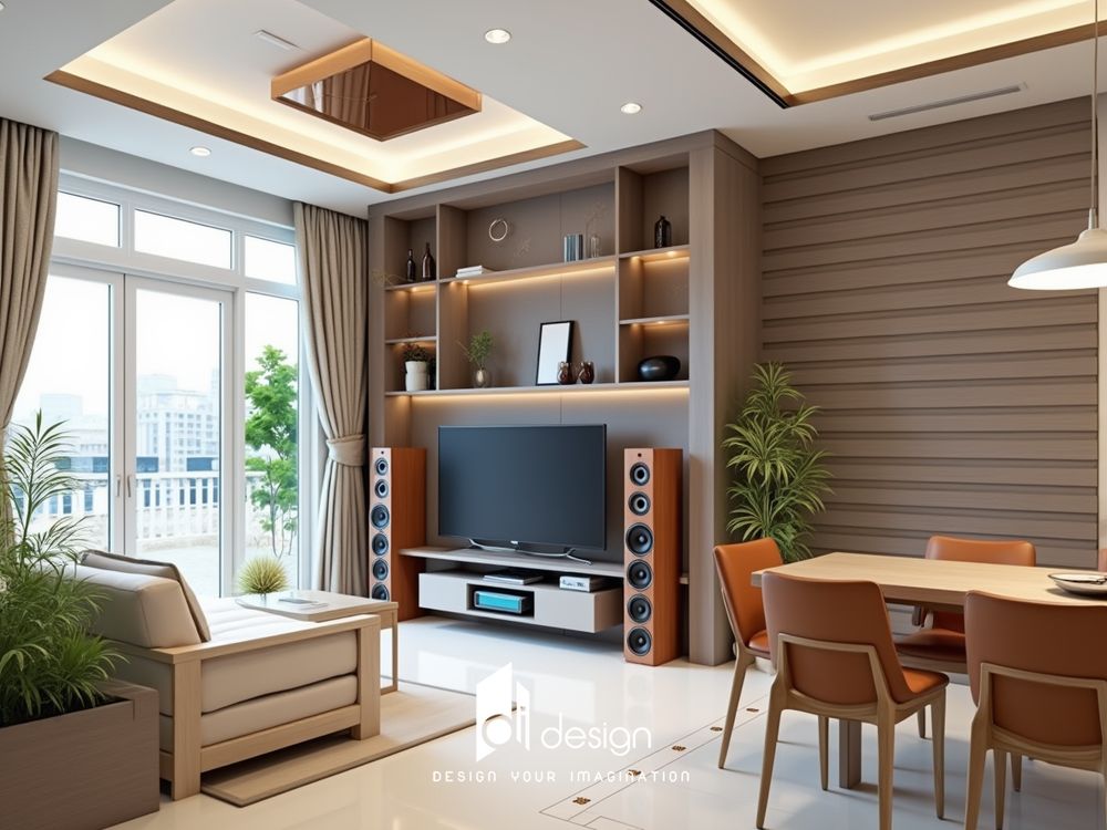 Thiết kế nội thất căn hộ 120m2 phong cách Nhật: Sự hòa quyện giữa tối giản và tinh tế