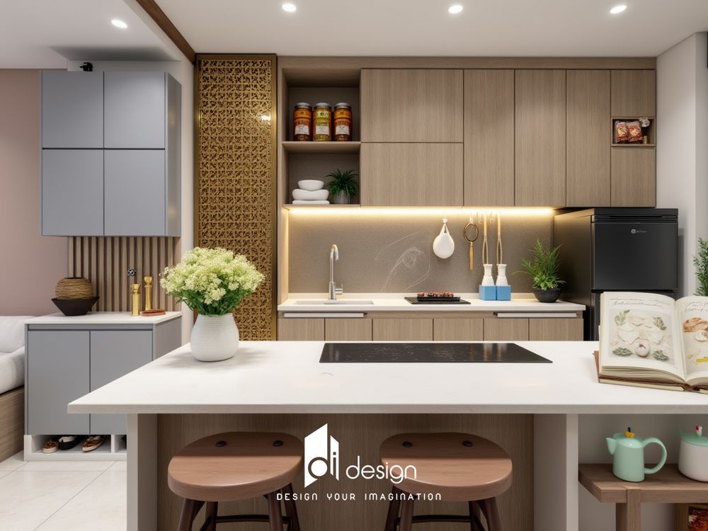 Thiết kế nội thất căn hộ 120m2 phong cách Nhật: Sự hòa quyện giữa tối giản và tinh tế