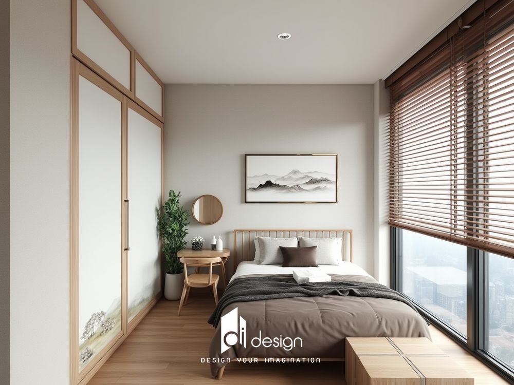 Thiết kế nội thất căn hộ 120m2 phong cách Nhật: Sự hòa quyện giữa tối giản và tinh tế