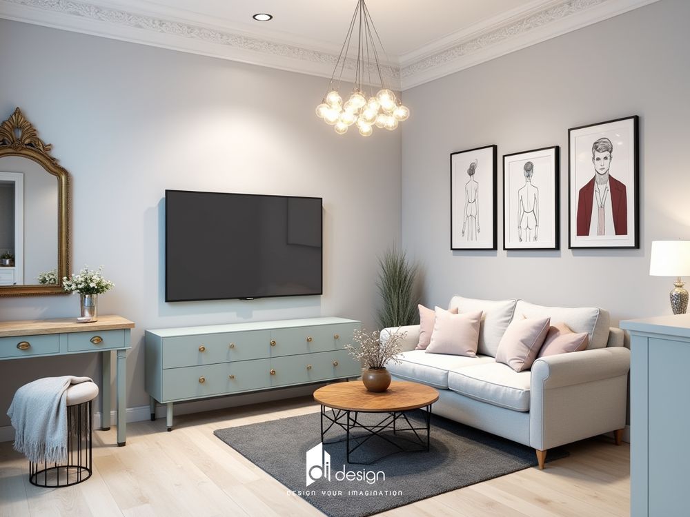 Thiết Kế Nội Thất Căn Hộ 47m2 Pha Trộn Giữa Tính Thẩm Mỹ Đương Đại Và Tối Giản