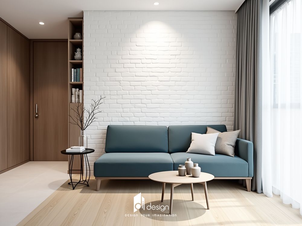 Thiết Kế Nội Thất Căn Hộ 50m2 Phong Cách Tối Giản Tinh Tế Và Thanh Lịch