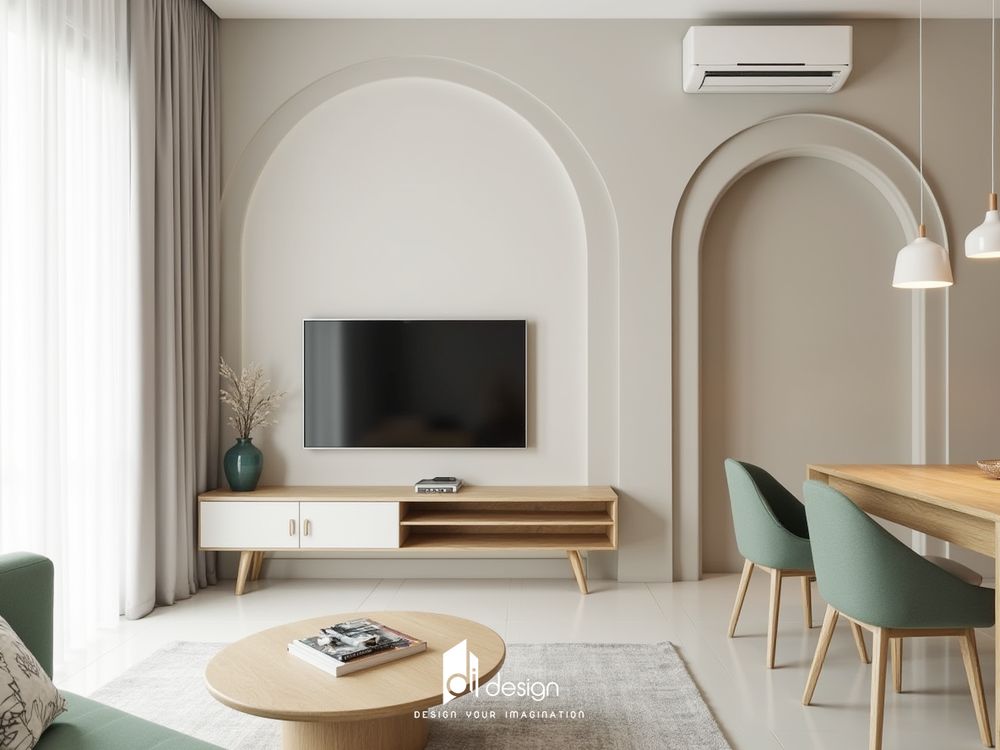 Thiết kế nội thất căn hộ 52m2 đẹp hiện đại - Sống tối ưu trong không gian nhỏ
