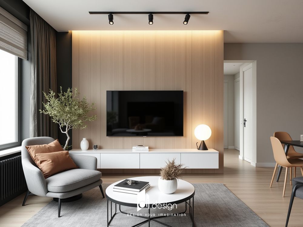 Thiết kế nội thất căn hộ 55m2 phong cách tối giản và tinh tế: Sự hài hòa trong từng chi tiết