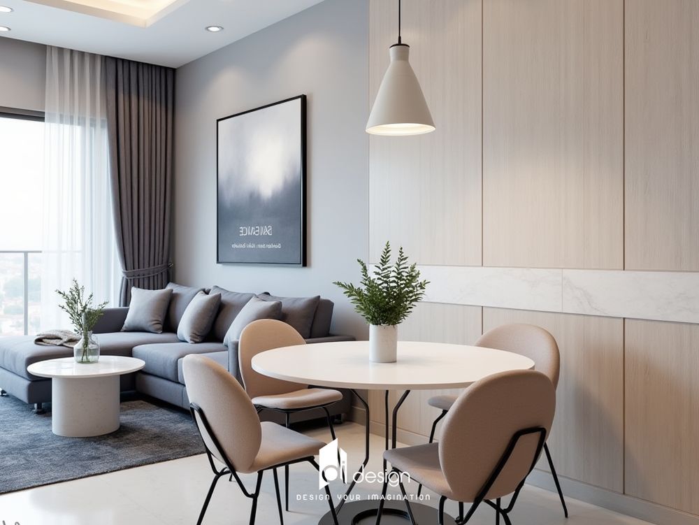 Thiết Kế Nội Thất Căn Hộ 63m2 Phong Cách Hiện Đại và Tiện Nghi Thiết Kế Nội Thất Căn Hộ 63m2 Phong Cách Hiện Đại và Tiện Nghi