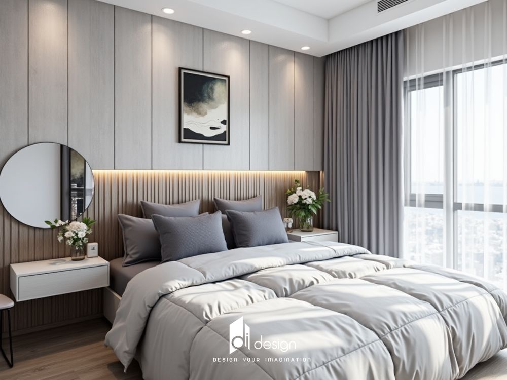 Thiết Kế Nội Thất Căn Hộ 63m2 Phong Cách Hiện Đại và Tiện Nghi