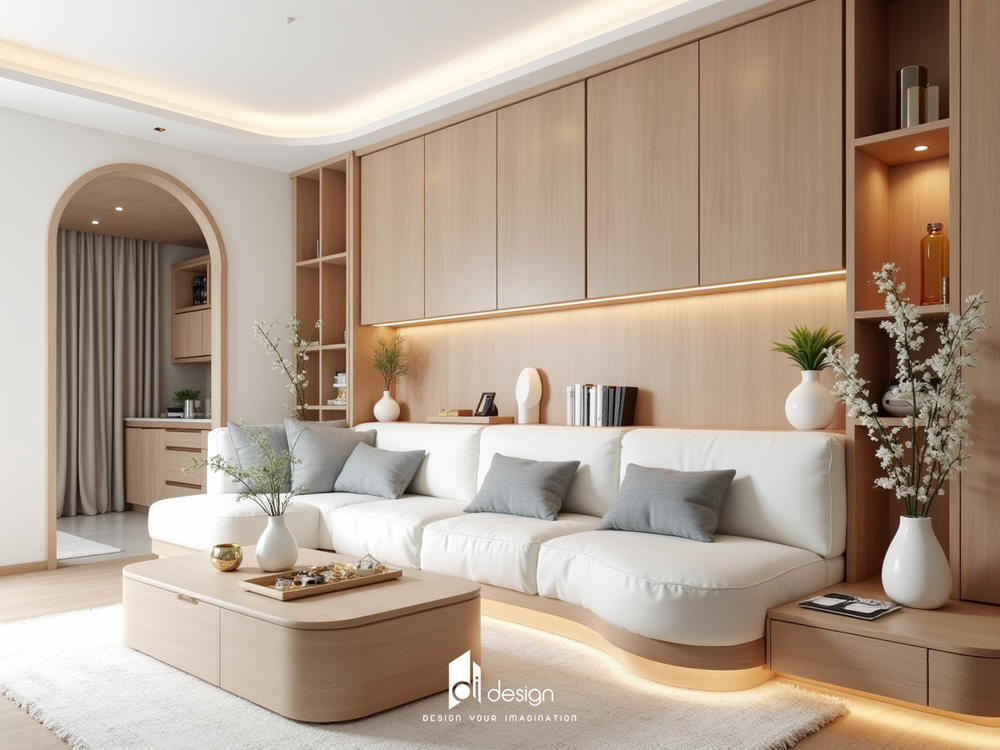 Thiết kế nội thất căn hộ 68m2 Botanica Premier tiện nghi và thoải mái