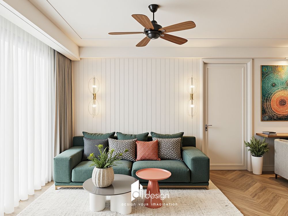 Thiết kế nội thất căn hộ 69m2 Vinhomes Grand Park đầy màu sắc