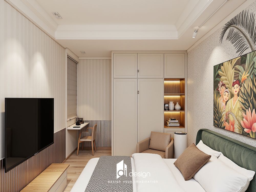Thiết kế nội thất căn hộ 69m2 Vinhomes Grand Park đầy màu sắc Thiết kế nội thất căn hộ 69m2 Vinhomes Grand Park đầy màu sắc