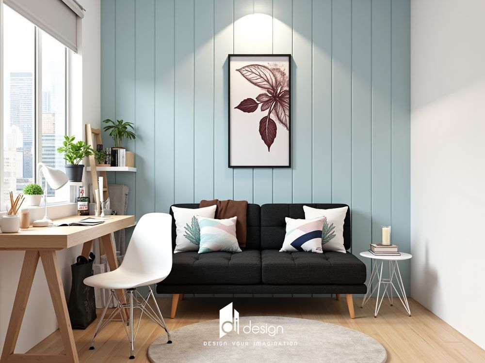 Thiết Kế Nội Thất Căn Hộ 71m2 Phong Cách Scandinavian Màu Xanh Ngọc Thiết Kế Nội Thất Căn Hộ 71m2 Phong Cách Scandinavian Màu Xanh Ngọc