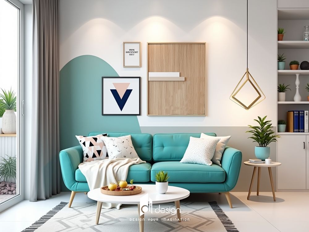 Thiết Kế Nội Thất Căn Hộ 73m2 Phong Cách Scandinavian Thư Giãn
