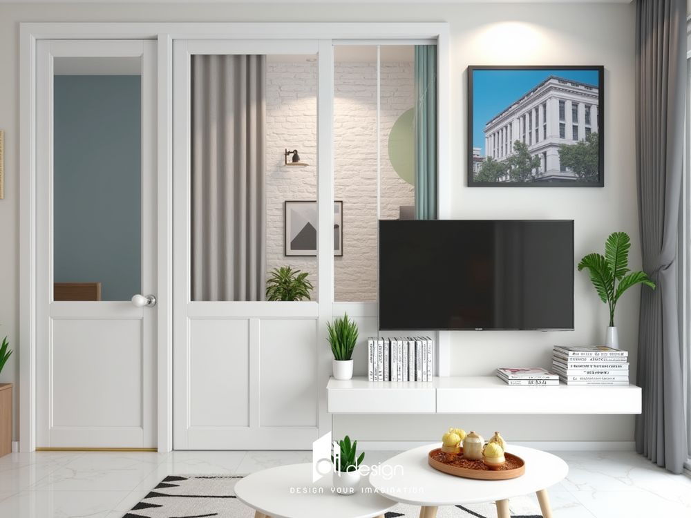 Thiết Kế Nội Thất Căn Hộ 73m2 Phong Cách Scandinavian Thư Giãn