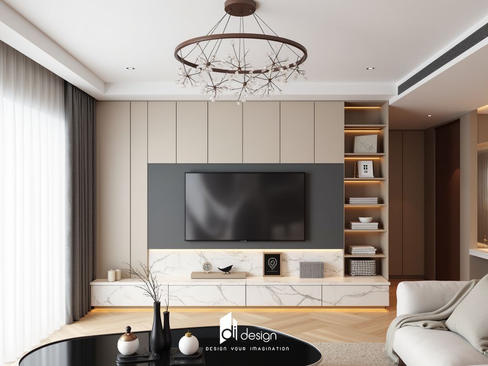 Thiết Kế Nội Thất Căn Hộ 74m2 Đẹp Hiện Đại Và Ấm Áp