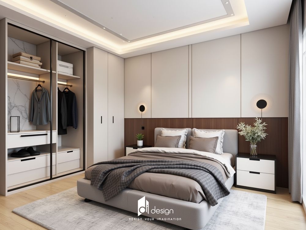 Thiết Kế Nội Thất Căn Hộ 74m2 Đẹp Hiện Đại Và Ấm Áp