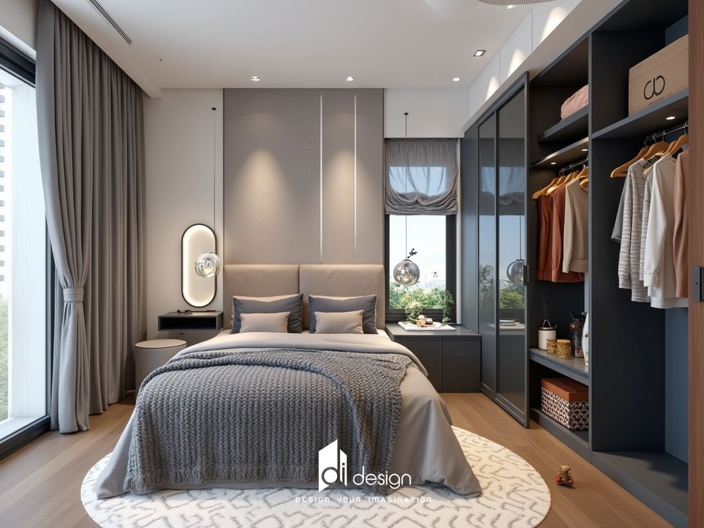 Thiết kế nội thất căn hộ 79m2 The Sun Avenue 