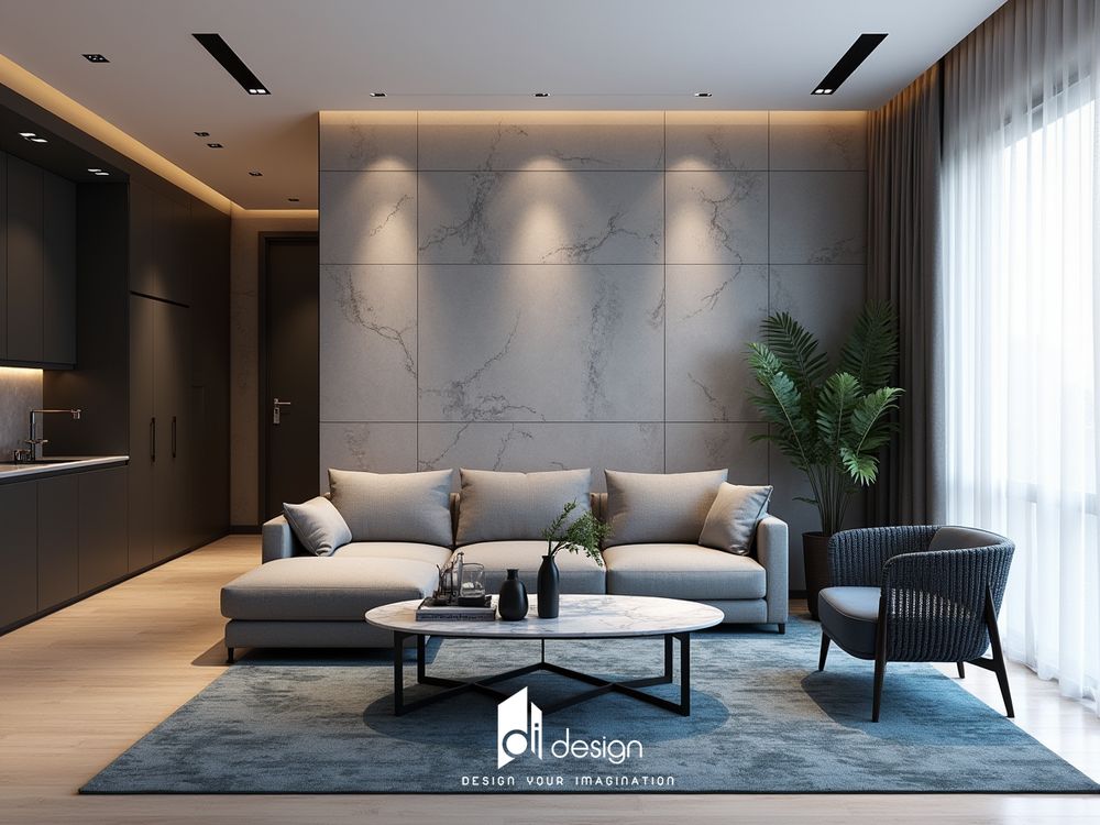 Thiết kế nội thất căn hộ 80m2 The River Thủ Thiêm sang trọng và tinh tế