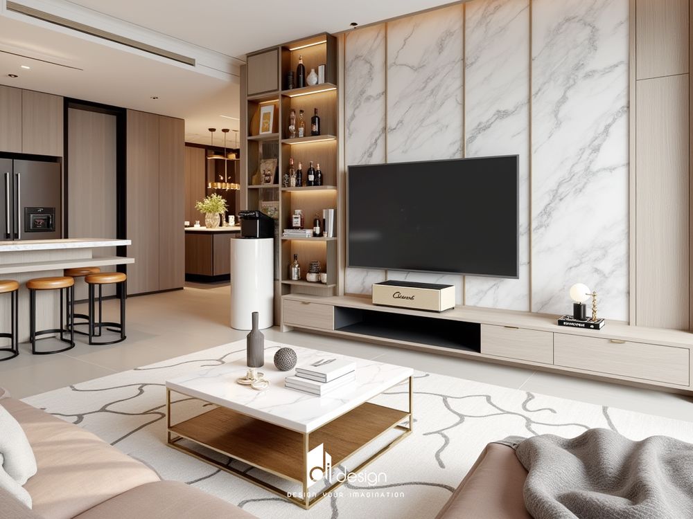 Thiết Kế Nội Thất Căn Hộ 83m2 Phong Cách Hiện Đại – Tối Ưu Không Gian Sống Đẳng Cấp