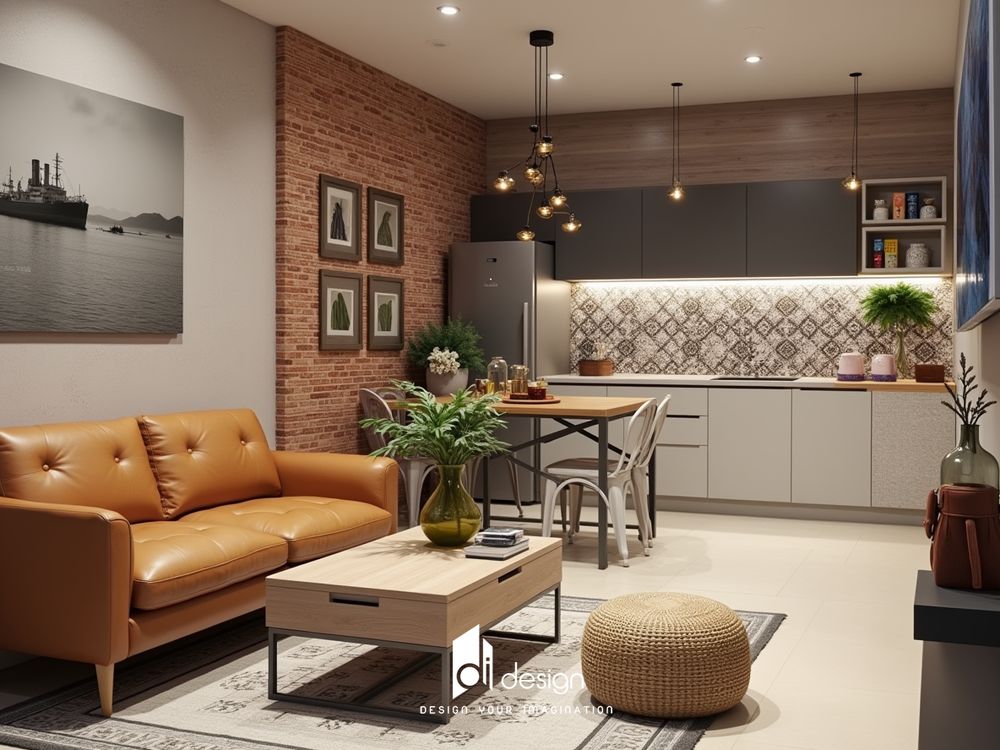 Thiết kế nội thất căn hộ 84m2 đậm chất mộc: Ấm cúng và tiện nghi tối đa