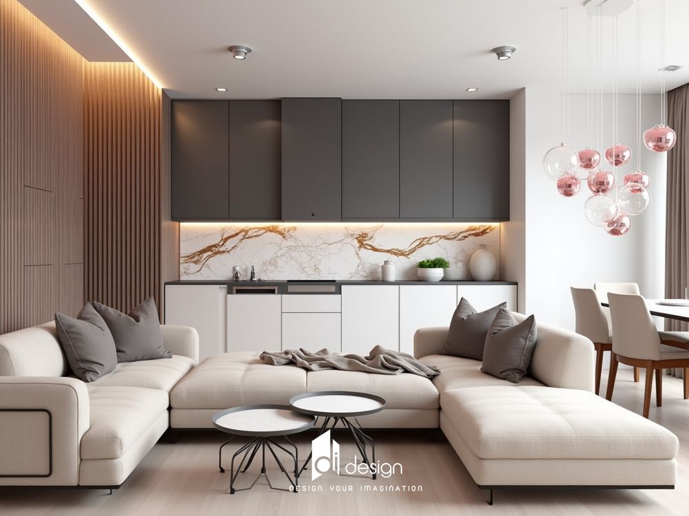 Thiết kế nội thất căn hộ 86m2 phong cách tối giản và trang nhã