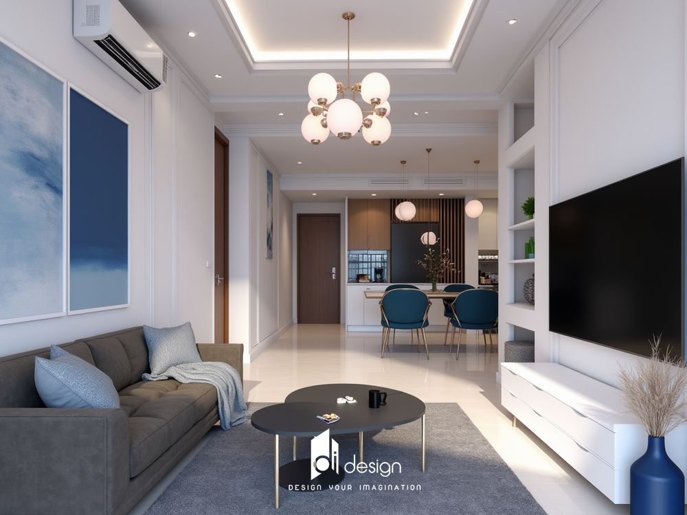 Thiết kế nội thất căn hộ 86m2 The Sun Avenue tinh tế và đẳng cấp Thiết kế nội thất căn hộ 86m2 The Sun Avenue tinh tế và đẳng cấp