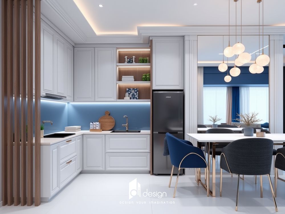 Thiết kế nội thất căn hộ 86m2 The Sun Avenue tinh tế và đẳng cấp