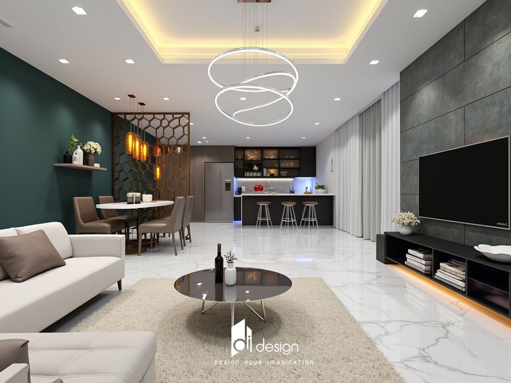 Thiết kế nội thất căn hộ 90m2 đẹp hiện đại Thiết kế nội thất căn hộ 90m2 đẹp hiện đại