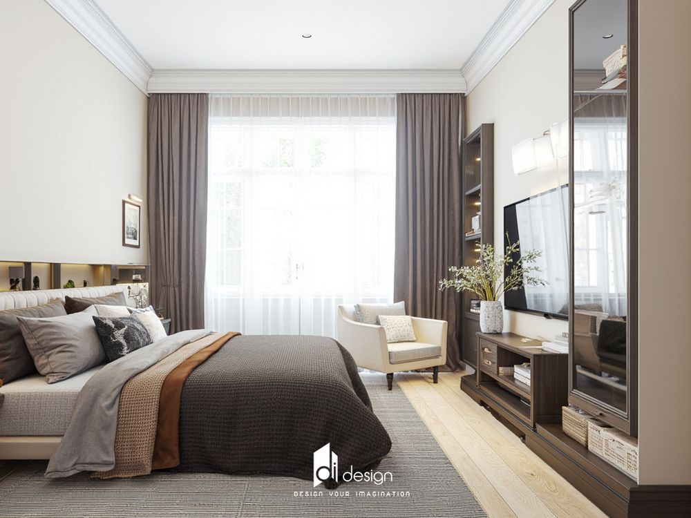 Thiết kế nội thất căn hộ 94m2 vừa tiện nghi, vừa đẳng cấp Thiết kế nội thất căn hộ 94m2 vừa tiện nghi, vừa đẳng cấp