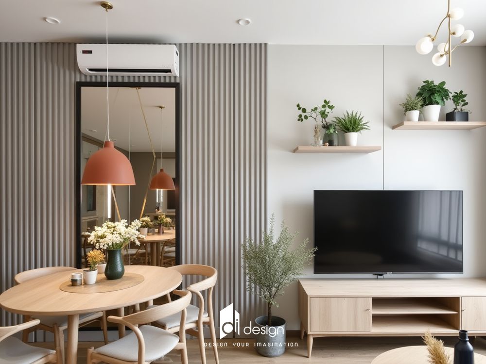 Thiết kế nội thất căn hộ Cardinal Court ấm cúng, nhỏ gọn và hiện đại 2025