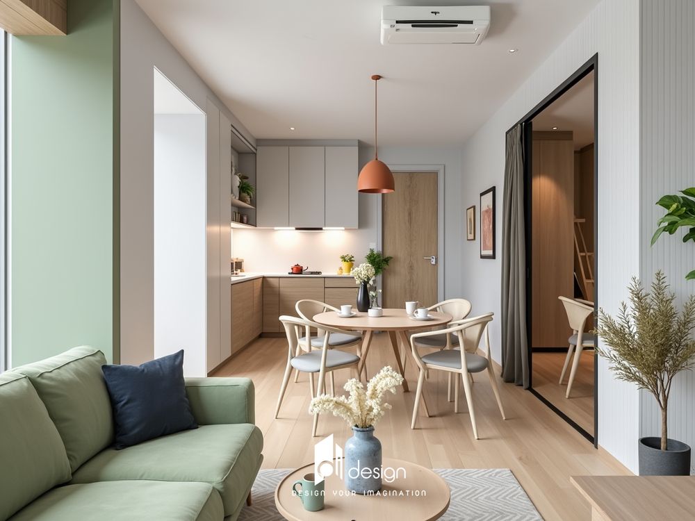 Thiết kế nội thất căn hộ Cardinal Court ấm cúng, nhỏ gọn và hiện đại 2025 Thiết kế nội thất căn hộ Cardinal Court ấm cúng, nhỏ gọn và hiện đại 2025