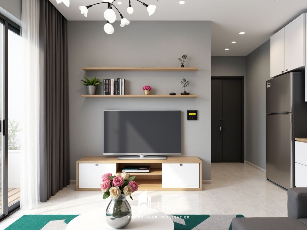 Thiết kế nội thất căn hộ chung cư 78m2 Saigon Intela Thiết kế nội thất căn hộ chung cư 78m2 Saigon Intela
