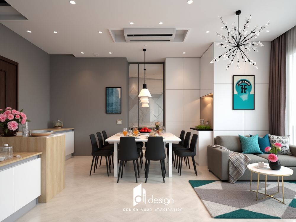 Thiết kế nội thất căn hộ chung cư 78m2 Saigon Intela Thiết kế nội thất căn hộ chung cư 78m2 Saigon Intela