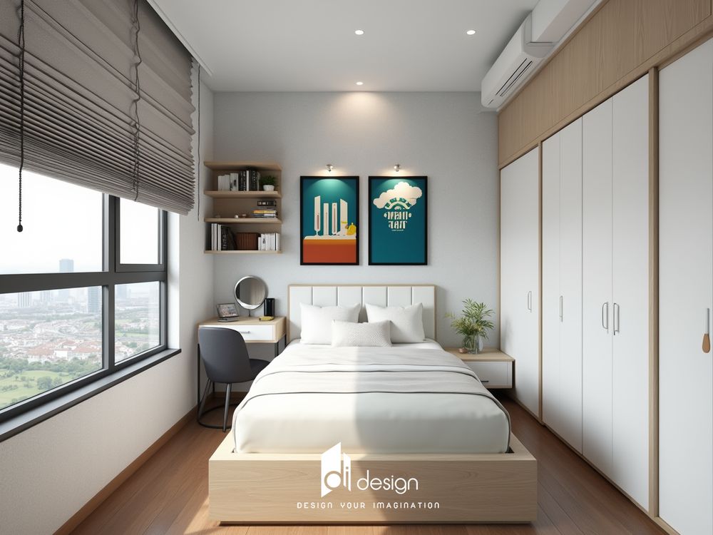 Thiết kế nội thất căn hộ chung cư 78m2 Saigon Intela