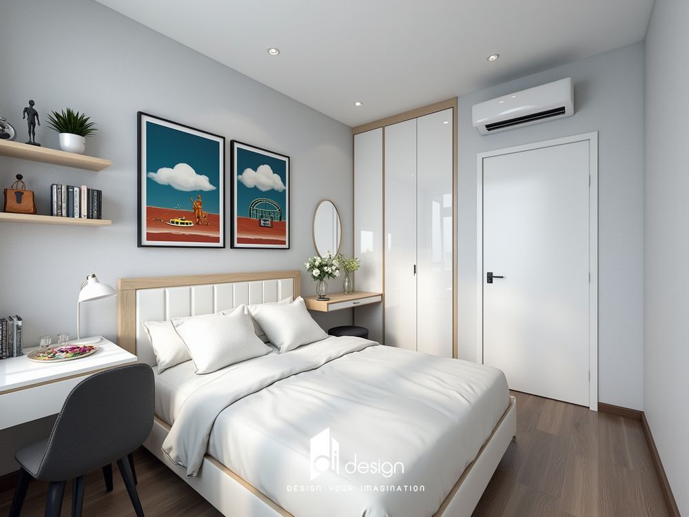 Thiết kế nội thất căn hộ chung cư 78m2 Saigon Intela Thiết kế nội thất căn hộ chung cư 78m2 Saigon Intela
