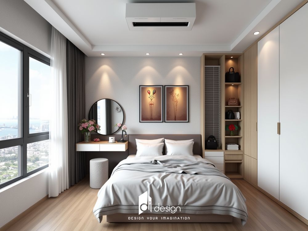 Thiết kế nội thất căn hộ chung cư 78m2 Saigon Intela Thiết kế nội thất căn hộ chung cư 78m2 Saigon Intela