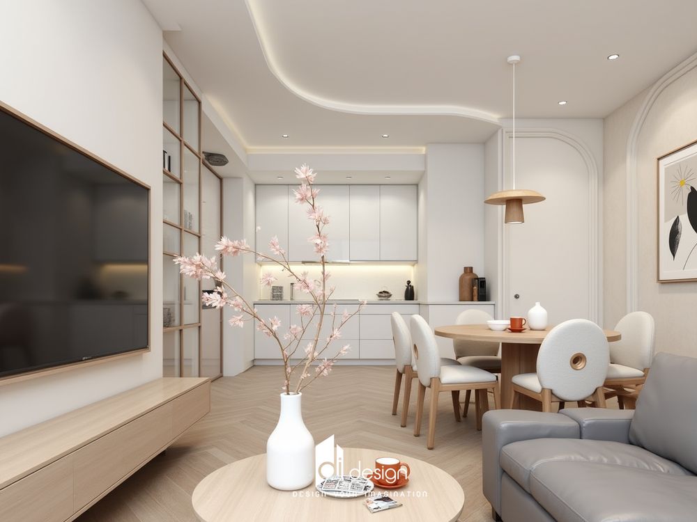 Thiết kế nội thất căn hộ Fiato Premier 80m2 hiện đại và tiện nghi